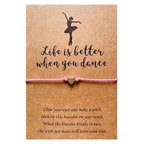 Lemua Dance Bracelet Gifts Ballet Bracelet Jewelry for Granddaughter Daughter Niece