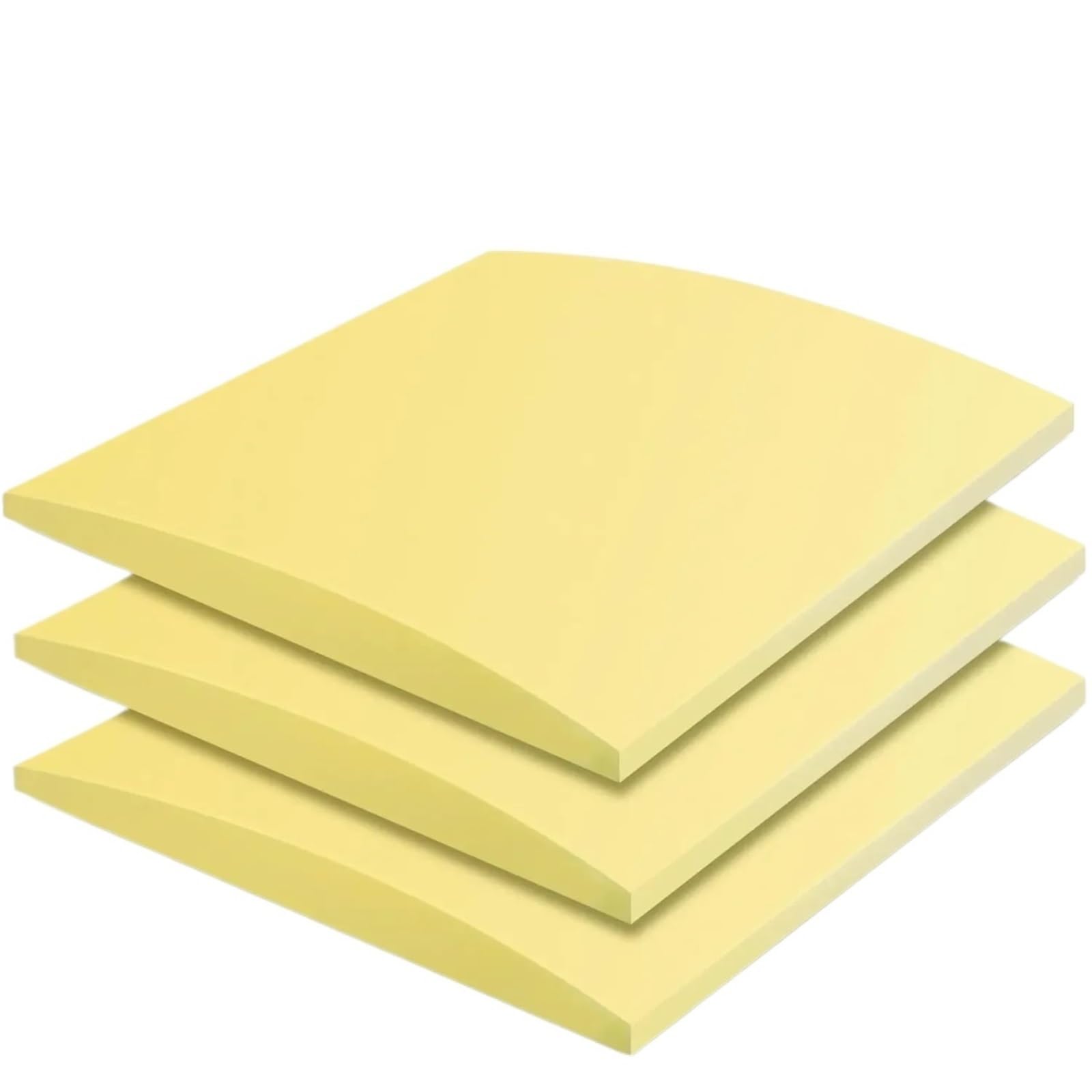 HEUchuan Foam Sofa Pad Support 1/2/3Pcs 50x50x5cm Cushion Couch Support Foam High-Density Curve Sofa Sag Repair Replacement for Chair(3PCS Yellow)