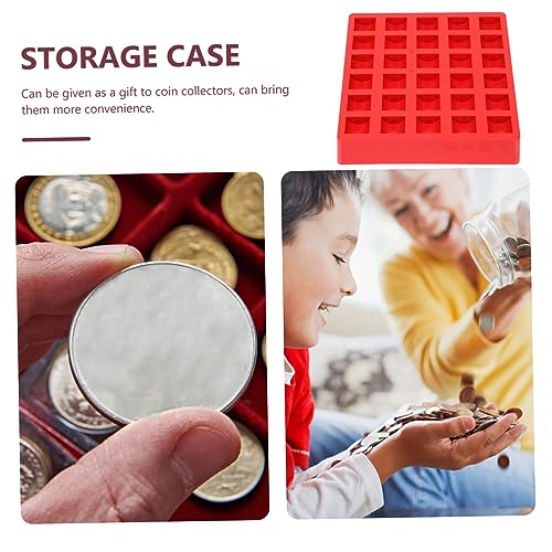 Caja portamonedas multi-rejilla para hogar 2 piezas miniatura 7