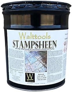High-Gloss, Cure & Seal, Concrete Sealer (5 Gal) Stampsheen™ | Ultimate Wet Look for Concrete and Pavers