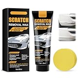 Car Scratch Remover for Vehicles, Car Paint Scratch Repair, Car Polish Wax Scratch Remover for Cars, Car Scratch Repair Wax with Sponge, 2025 New Paint Scratch Repair Kit, Easy to Repair Paint
