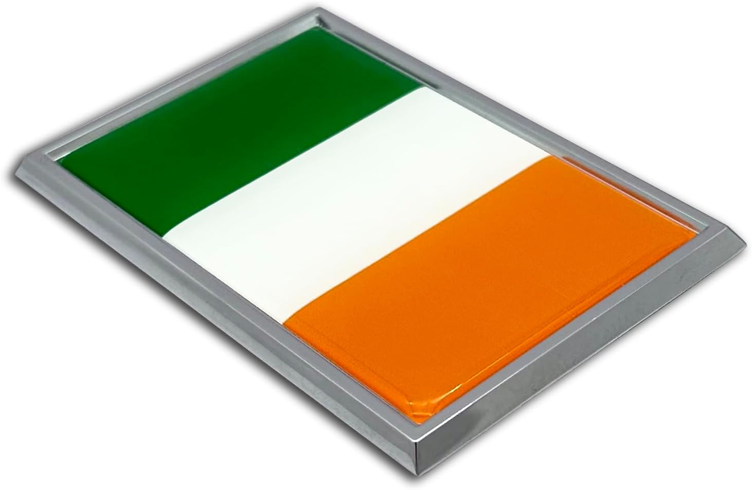 Elektroplate Ireland National Flag Chrome Car & Truck Emblem image 3