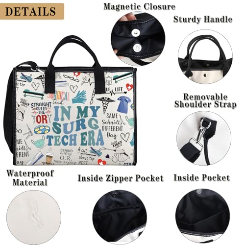 Bolsa Tote Lona Cirugía Diseño Surg Tech Era miniatura 5