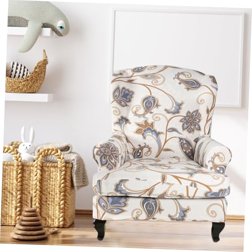 Funda elástica para silla de comedor en poliéster con acabado chic 5