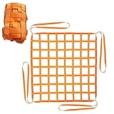 Safety Lifting Straps, Flat Nylon Sling Hoisting Net - 3.3' x 3.3'ft Cargo Lifting...