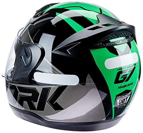 Pro Tork Capacete Evolution G7 58 Preto/Verde