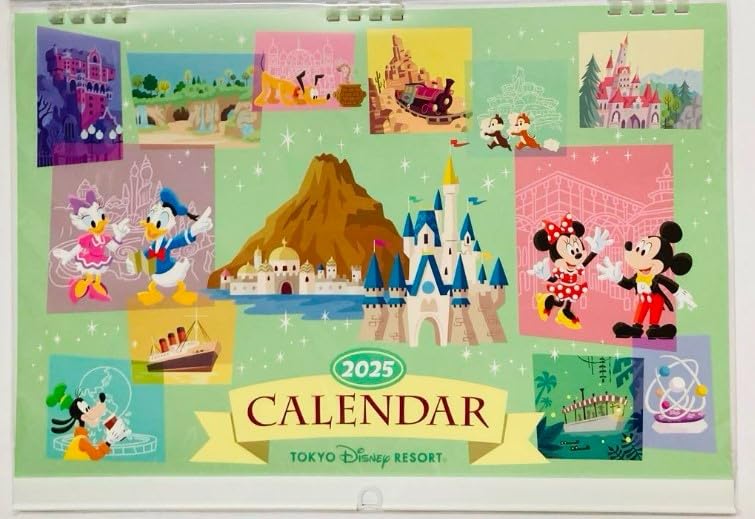 Amazon.co.jp: TokyoDisneyResort Disney Calendar 2025 (Reiwa