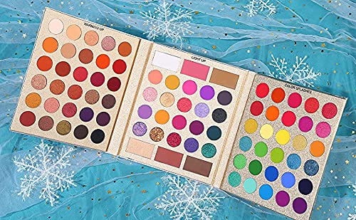 COSLUXE UCANBE Pretty All Set Eyeshadow Palette Set Pro 86 Colors Makeup Kit Matte Shimmer Eye Shadow Highlighters Contour Blush Powder All In One Makeup PALETTE - Image 4