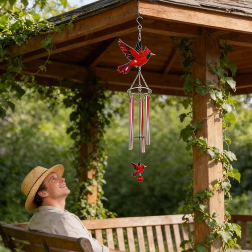 Carillon en forme d'oiseau suspendu pour décoration de fenêtre