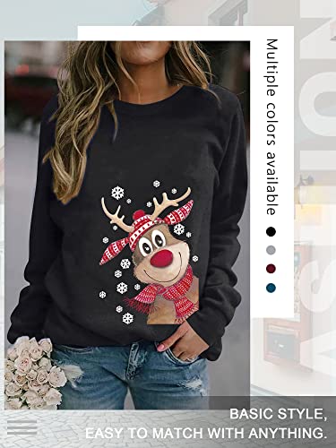 Weihnachtspullover für Damen von Dresswel mit Merry Christmas Druck