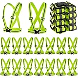 Reflektierende Sicherheitswesten mit hoher Sichtbarkeit und verstellbaren, neonhellen, leichten...