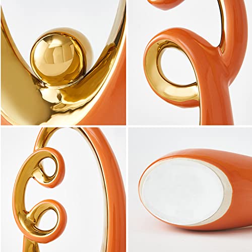 Xinxuan Shelf Decor Ceramics Statue Dining Table Decor Home Decorations For Living Room Figurines Shelf Decor Modern Centerpiece Table Decorations Bookshelf Decor #TOP4