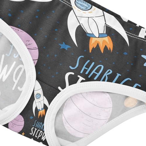 Space Rockets Toddler Girls's Underwear 2T 202c13564
