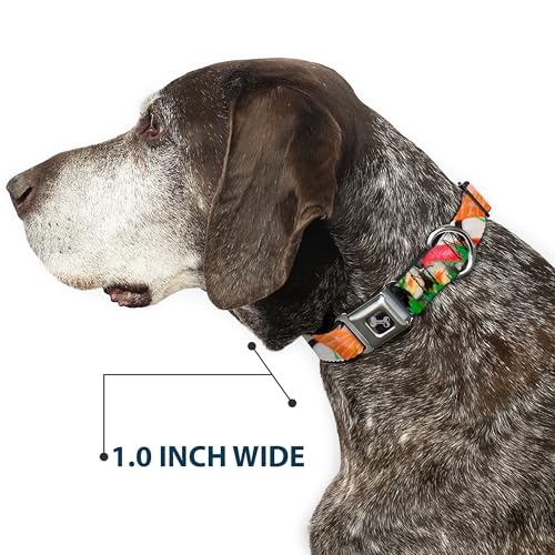Collier de chien sushi Buckle Down anti irritation pour petit cou - 7
