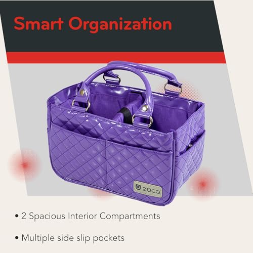 Bolso tote ZÜCA Tag-A-Long – Acolchado con interior espacioso, compatible con maleta rodante - Bolso de viaje estructurado miniatura 3
