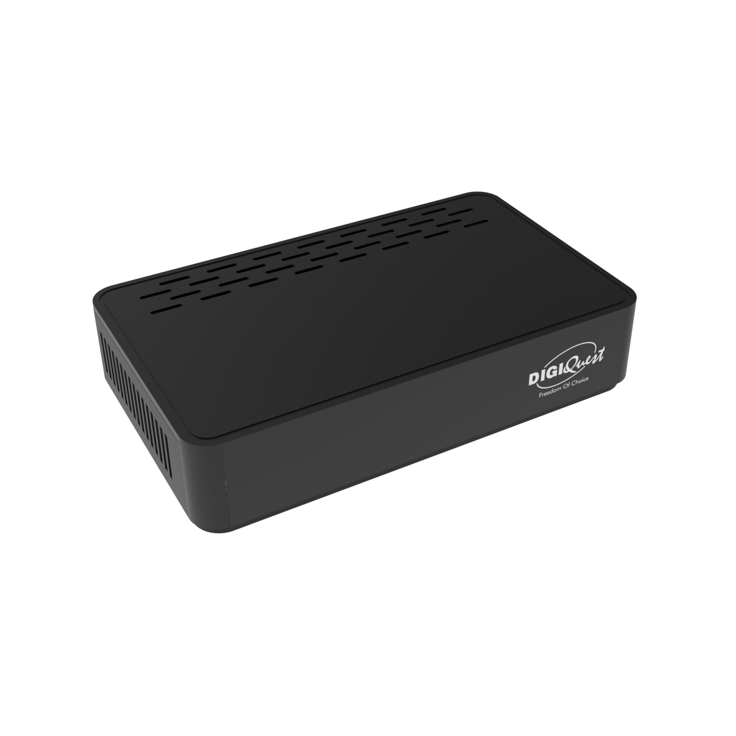 DIGIQUEST G9 Decoder Digitale Terrestre DVB-T2 HEVC 10bit Full HD, Doppio Telecomando con Tasti Grandi, Media Player USB, Alimentazione 12V per Camper e Barche, Nero