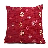 Almohada estampada kilim Almohada estampada kilim 40x40 cm Funda de Cojín Decorativas Turco Estampad Fundas Oriental Decoración Almohadas Sofá de Algodón étnico Vintage Estilo Bohemio Estampado de Kilim turco