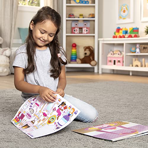 Melissa & Doug Reusable Sticker Pads Set: Fairies, Princess Castle, Play House, Dress-Up - 680+ Stickers #TOP3