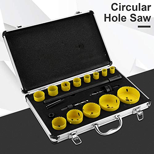 Kit de brocas de sierra circular para metal 19 piezas miniatura 4