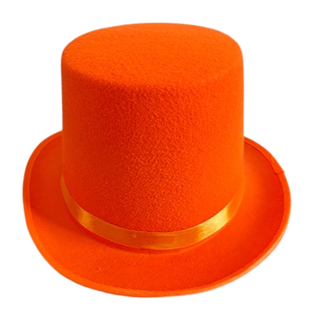 Pocoiau Men's As Picture Vintage Derby Hat Magician Costume Cosplay Halloween Props Party Supplies Gentleman Ringmaste Role Play Wo