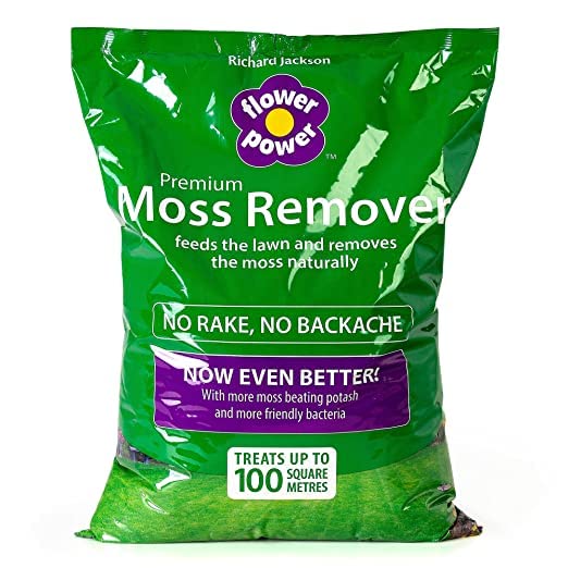 Richard Jackson Flower Power Moss Remover & Lawn Feeder, Organic