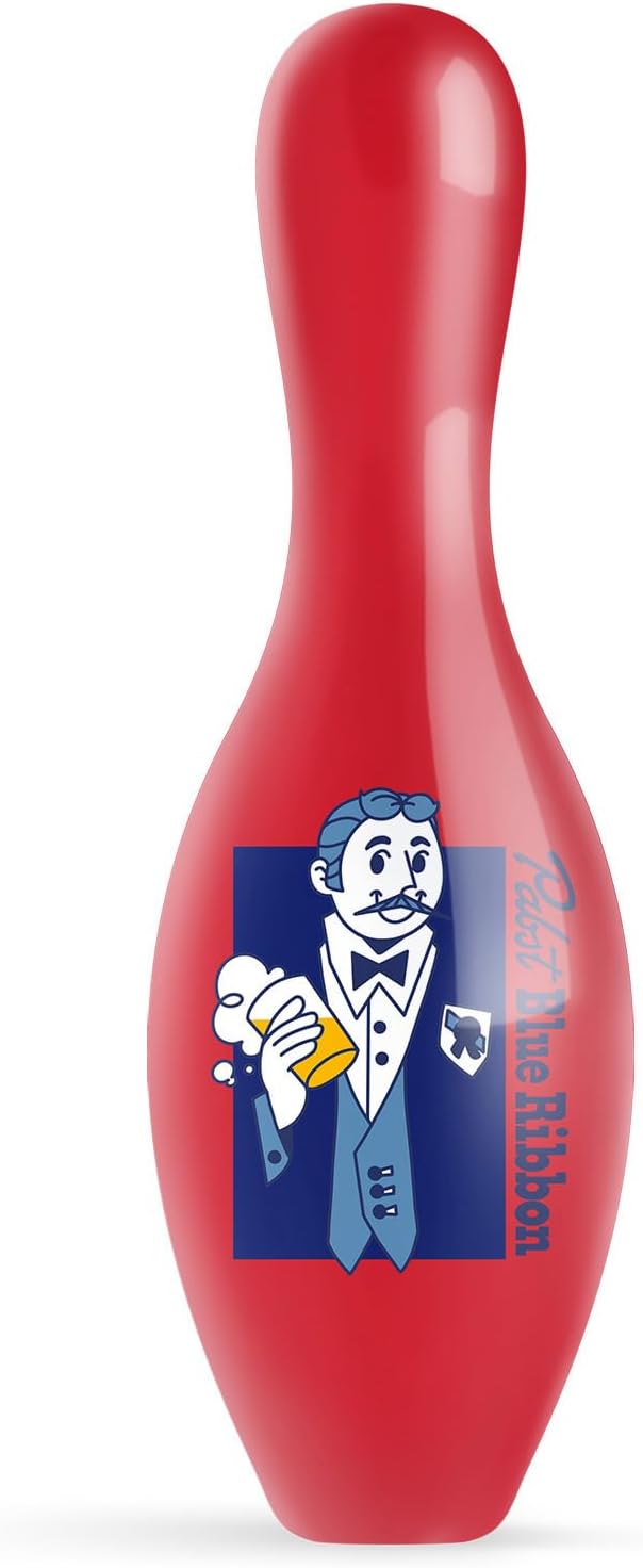 On The Ball Bowling Pabst Official Size & Weight Bowling Pin