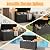 ATMELT Outdoor Storage Box,160 Gallon Resin Deck Box,Waterproof & UV Resistant Lockable Package Delivery Bin,Toy Cabinet for Indoor & Outdoor