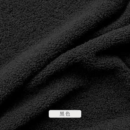 MEIFULLE Tela de Lana de Cordero Espesa para Sudaderas de Invierno, muñecos de Peluche, Ropa de Abrigo, Nido para Mascotas, Tela para Ropa Hecha a Mano DIY 160x50cm/160x200cm