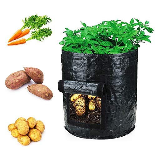 Preisvergleich Produktbild 10 Gallonen Pflanzkartoffel wachsen Taschen, Gemüse Pflanzgefäß Container Kartoffel wachsen Taschen pflanzen wachsen