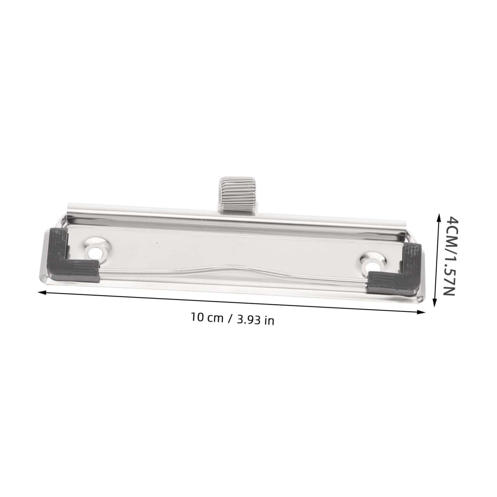 Clip Metallo per Portablocco 5 Pezzi, Resistente e Multifunzionale, Design Minimalista e Argento, per Casa e Ufficio
