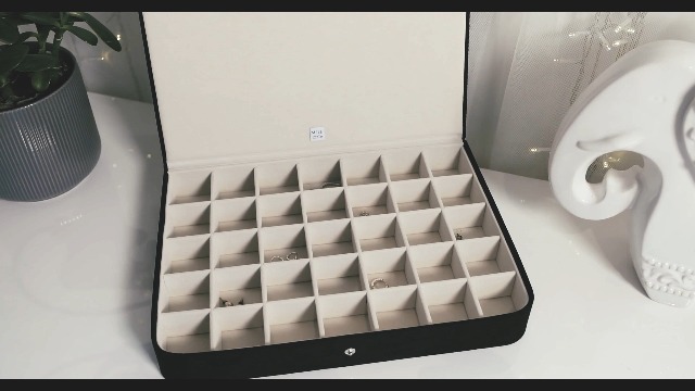 Amazon.com: Mele and Co Cameron Plush Fabric Jewelry Box in Black