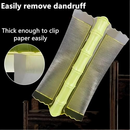 Image of Combelle Hair Nit Combs Double Sided for Kids Adults Lice Combs for Cat Dog Long Hair| Hair Care & Styling | Brushes & Combs