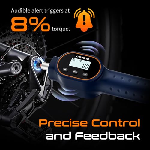 Image of GOYOJO Digital Torque Screwdriver 1.77-17.7 in.lb / 0.2-2 Nm, 1 /4 Adjustable Inch Pound Torque Wrench Screwdriver Set with Strong Magnetic Bits,999 Data, for Gunsmithing, Electronics and Mounting