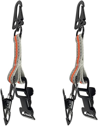 Juego de accesorios de bomberos de 4 piezas: correa de guante rápida con clip de cocodrilo y clip para cinturón para guantes de bombero, policía,