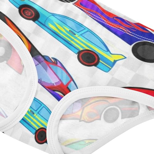 Cartoon Toddler Underwear Custom 2t Cotton Cute Panties Girl Colorful Cartoon Race Cars Briefs Kids Undies4