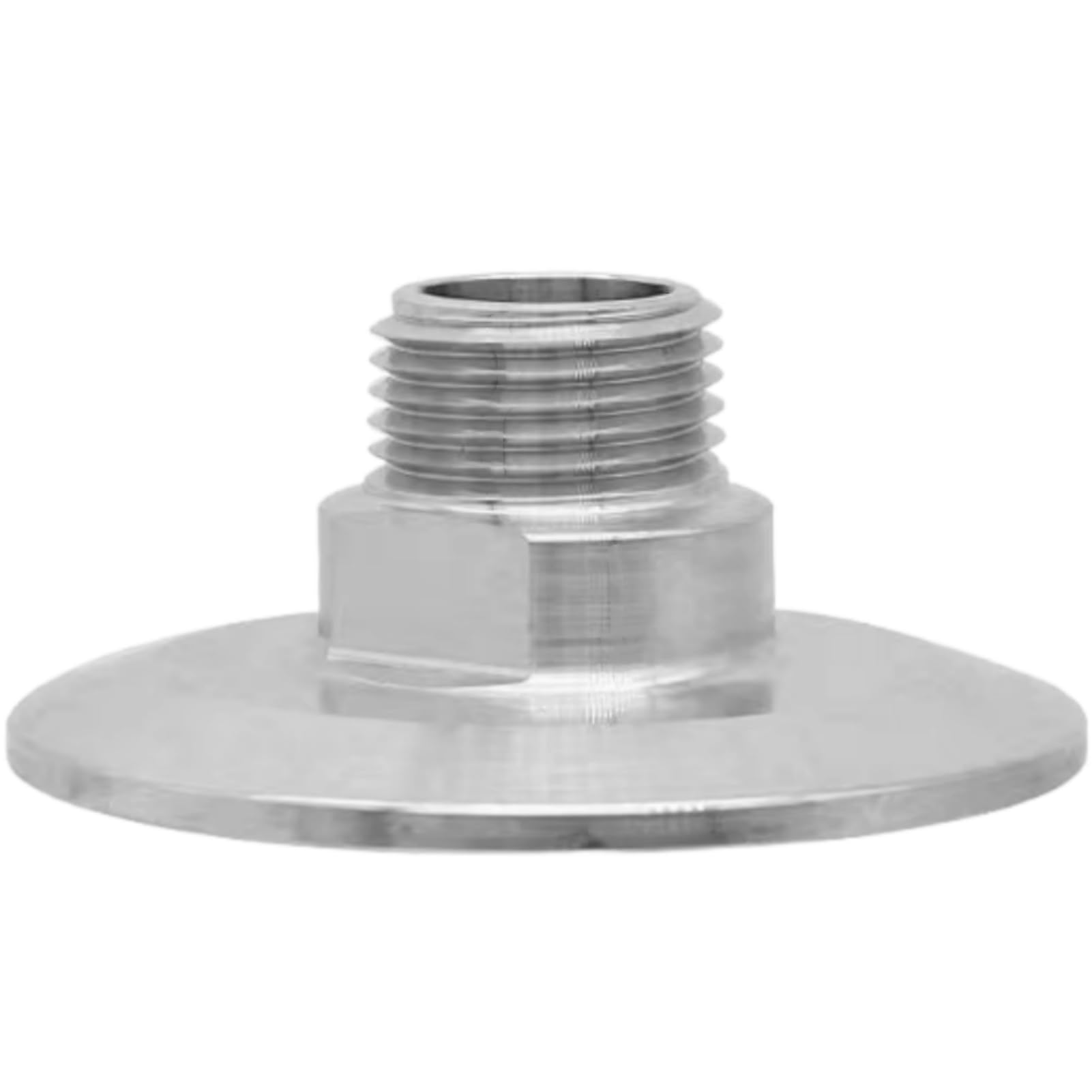 Złącze kołnierzowe, Trójzaciskowy zacisk ze stali nierdzewnej 304 do adaptera męskiego NPT, wiele rozmiarów, 5 szt. pneumatyczno-hydraulicznych(2 inch 1inch NPT Male)