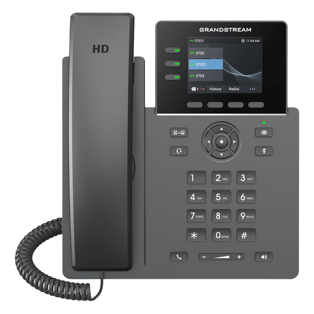 Grandstream - VoIP-telefon - 5-vejs op