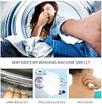 NATRUTH 30 Pack Washing Machine Cleaner Tablets, Solid Washer Deep Cleaning Tablet, Clean Inside Drum And Laundry Tub Seal