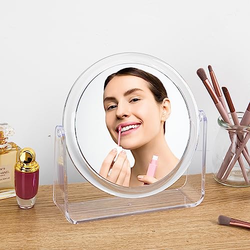 Espejo de Maquillaje Redondo para Escritorio miniatura 3