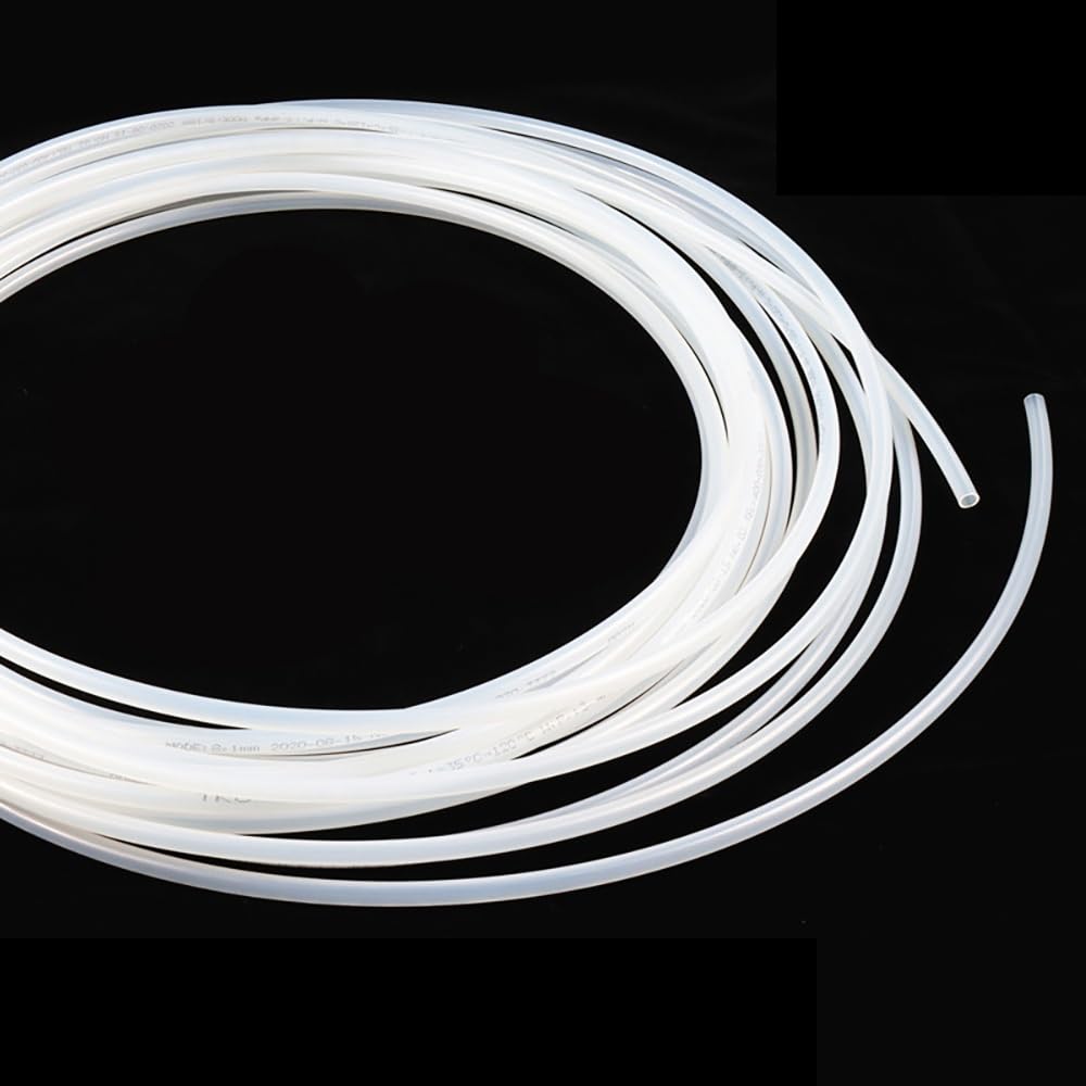 Tubo De Nailon PA6 Translúcido De Alta Presión De 5M, Tubo Rígido De Poliamida for Compresor De Aire, Diámetro Interior De 2mm A 13mm(OD 16 x ID 12mm)