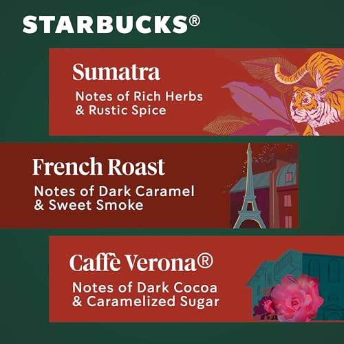 Starbucks Ground Coffee, Dark Roast Hot or Iced Coffee, Variety Pack, Three 12 oz Bags​ - image 5
