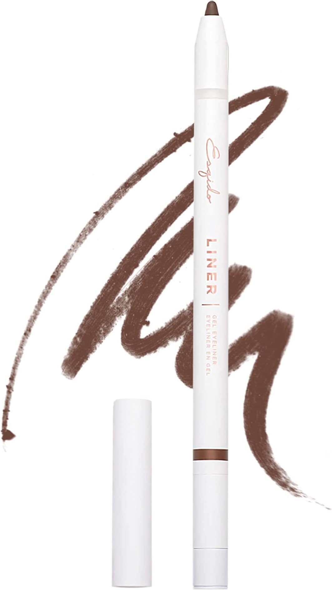 Gel Pencil Eyeliner - Water Resistant (Brown)