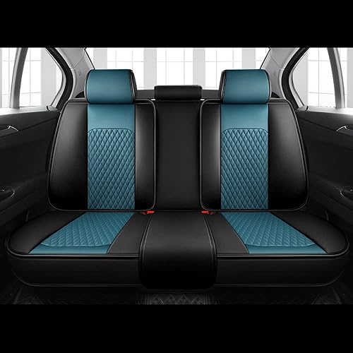Miniatura 9 de LonYogan Fundas de asiento de automóvil de ajuste personalizado para Suzuki Grand Vitara 2000-2013 de piel sintética impermeables juego completo con