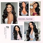 13x6 Lace Front Wigs Human Hair 200% Density 28 Inch Body Wave Lace Front Wigs Human Hair Pre Plucked Real Human Hair Wig with Baby Hair Glueless Wigs Human Hair Lace Front Wigs - Image 4