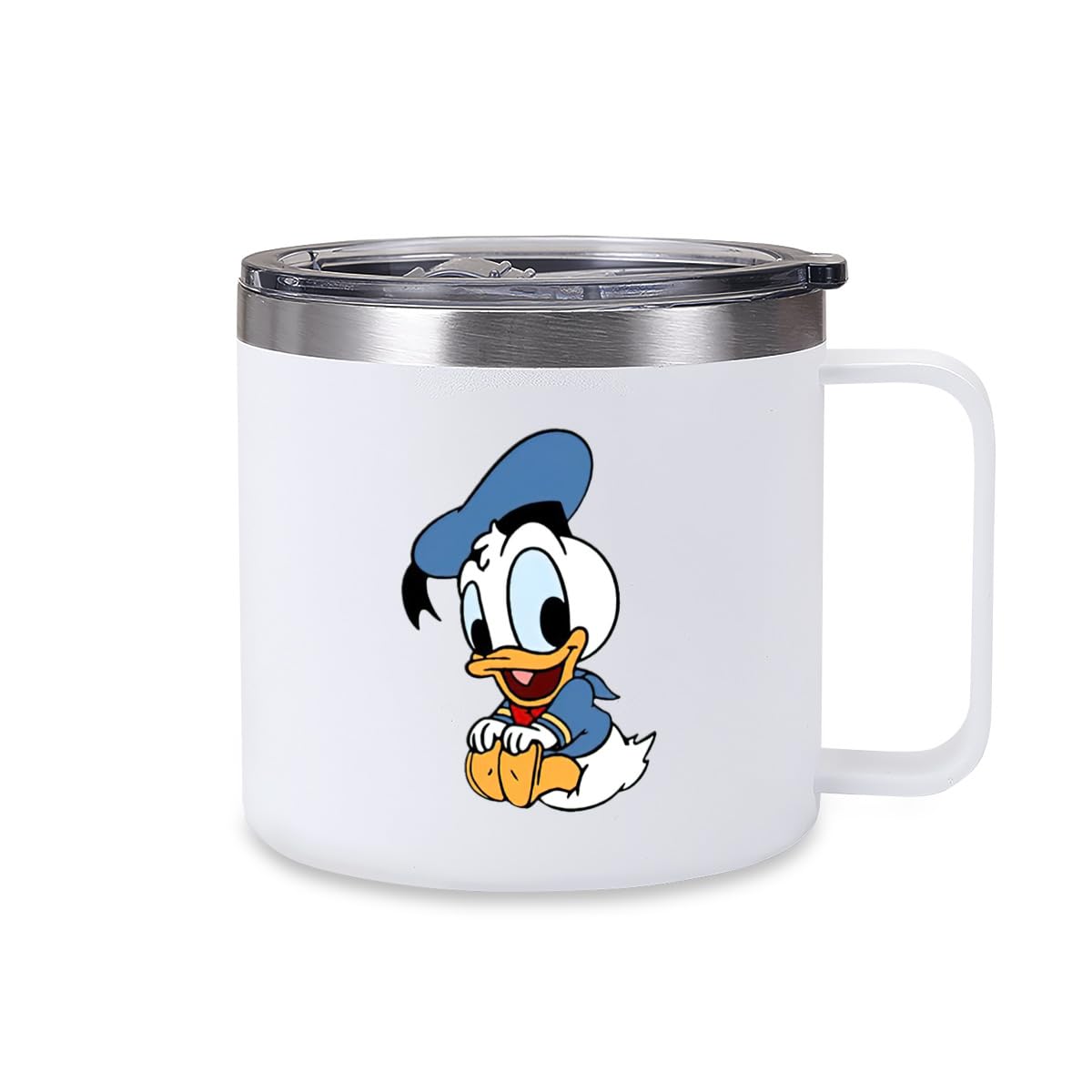 Amazon｜ドナルドダックコーヒーカップ コーヒータンブラー マグカップ