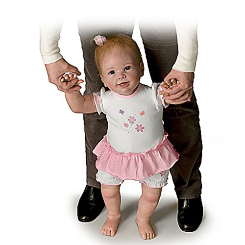 Isabella's First Steps Walks with Your Help! - So Truly Real Lifelike, Interactive & Realistic Baby Doll 26-inches by The Ashton-Drake Galleries