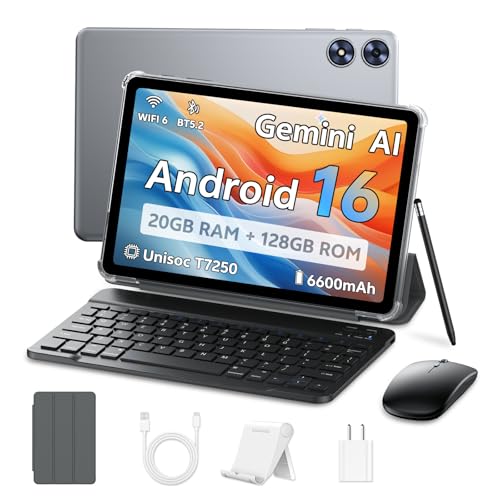 10-inch Android Tablet with Keyboard & Stylus