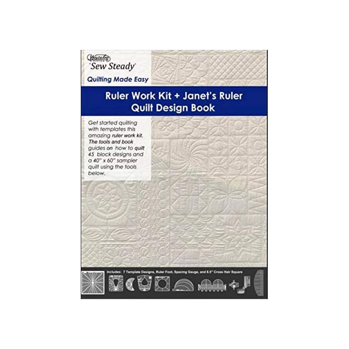 Buy Westalee Design Ruler Work Kit by Sew Steady (High Shank) 7