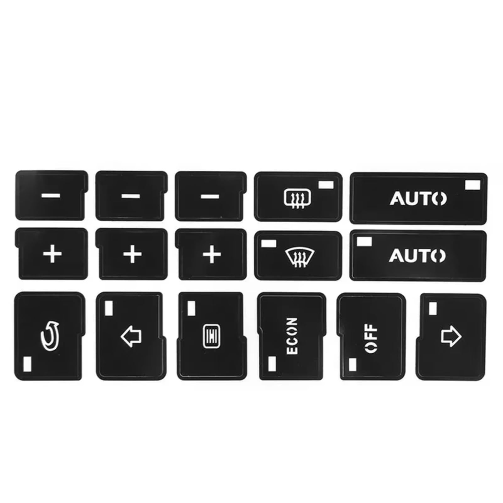 Button Repair Stickers for Car Compatible with A4 B6 B7 2000 2001 2002 2003 2004 Car Air Condition AC Climate Control Button Repair Stickers Decals Styling Decors