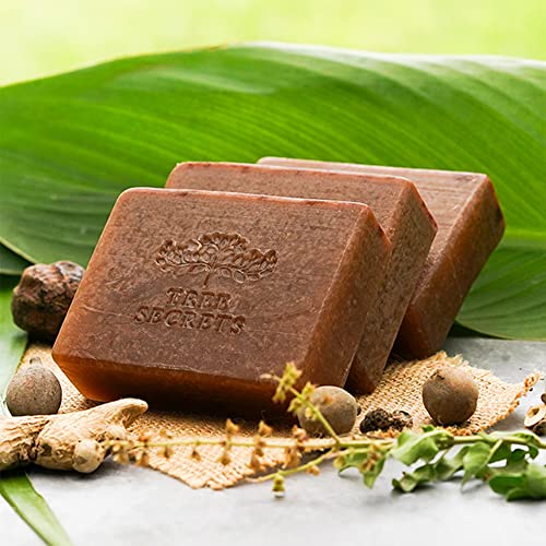Image of Luxury Ayurvedic Tulsi & Triphala Soap | Handmade Bathing Bar - 125g